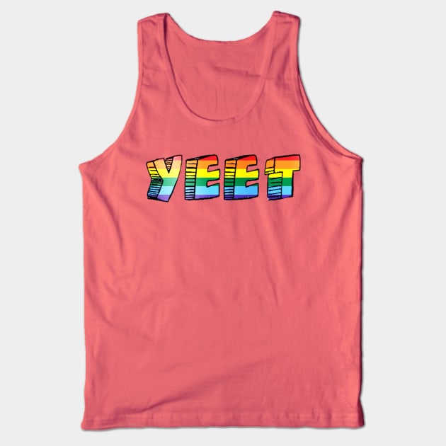 Rainbow YEET Tank Top by DamageTwig